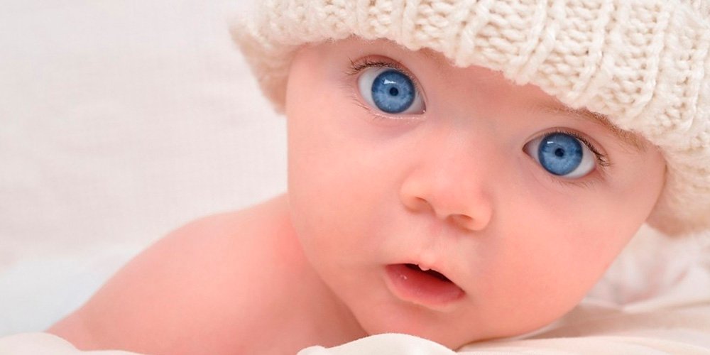 El color de ojos de los bebés